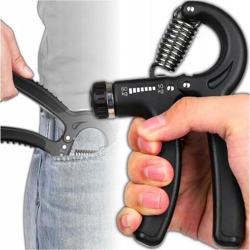 2X РУЧНОЙ ГРИППЕР С РЕГУЛИРОВКОЙ 5–60 кг Гантели GRIPPER FITNE