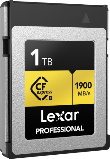 Карта Lexar CFexpress Pro Gold R1900/W1500 емкостью 1 ТБ