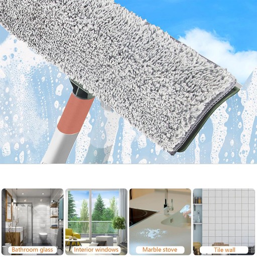 MOP MYJKA DO OKIEN SZYB LUSTER OKNA SZYB ŚCIĄGACZKA MIKROFIBRA 2.1M 2W1
