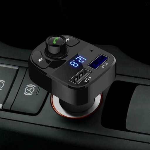 АВТОМОБИЛЬНЫЙ ПЕРЕДАТЧИК FM MP3 BLUETOOTH ТЕЛЕФОННЫЙ КОМПЛЕКТ