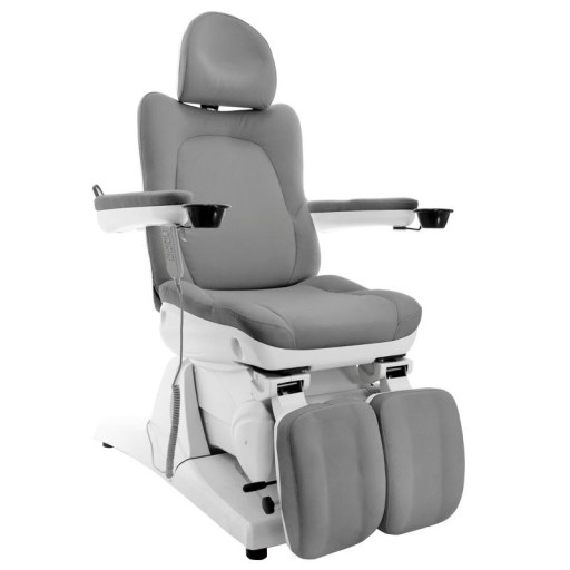 Электрическое косметическое кресло Azzurro 870S педи 3 двигателя серый