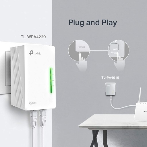 TP-Link TL-WPA4220 КОМПЛЕКТ WiFi Powerline AV600