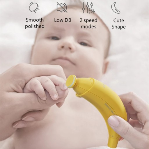 Портативные электрические детские кусачки для ногтей BC Babycare, триммер Banana Kids Safe M