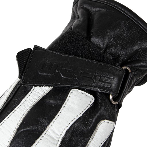 Классические мотоциклетные перчатки W-TEC Classic Color White Black Bones XL