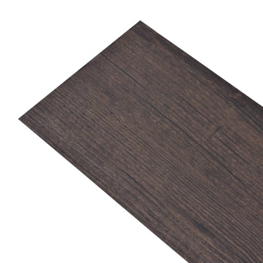 SAMOPRZYLEPNE PANELE PODŁOGOWE PVC 2,51M² 2 CIEMNY BRĄZ