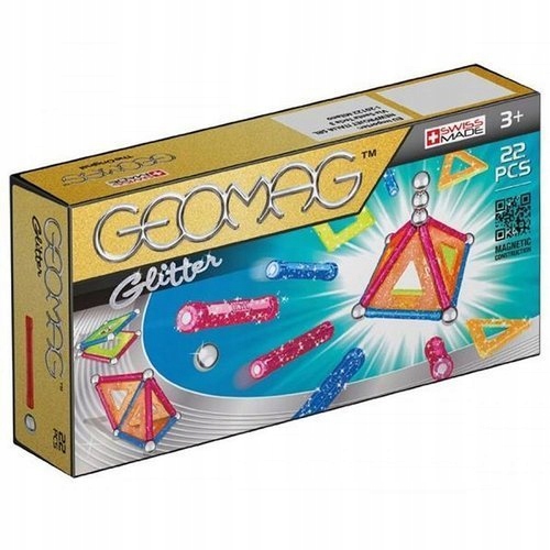 МАГНИТНЫЕ БЛОКИ GEOMAG БЛЕСКОВЫЕ ПАНЕЛИ 22 ЭЛЕМЕНТА