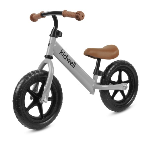 KIDWELL REBEL GREY БАЛАНСОВЫЙ ВЕЛОСИПЕД ЛЕГКИЕ РЕГУЛИРУЕМЫЕ КОЛЕСА 12, 80–120 см