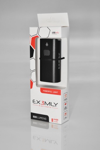 Передний задний фонарь для велосипеда SET передний задний фонарь LED USB EX3MLY сильный