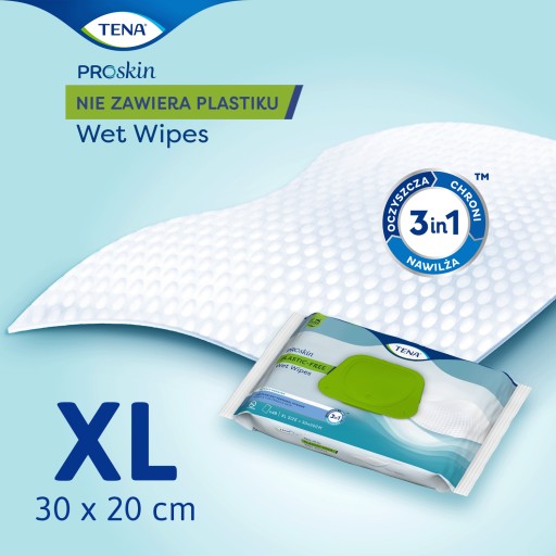 TENA Wet Wipes ProSkin влажные салфетки без пластика 48 шт.