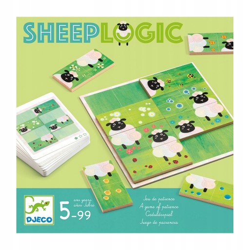 DJECO SHEEP LOGIC Логическая головоломка с 30 заданиями