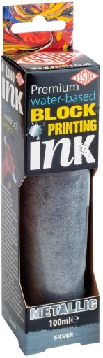 Краска графическая для линогравюры Essdee Premium METALLIC SILVER 100мл