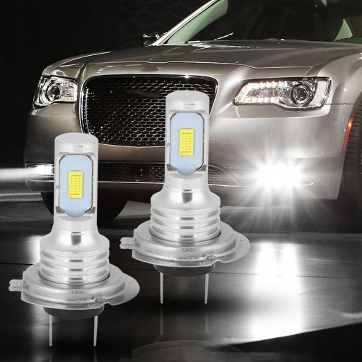 2 ŻARÓWKA LED H7 12-24V 80W 6000K BIAŁA