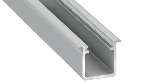 PROFIL DO TAŚMY LED aluminiowy G + KLOSZ 2m BIAŁY