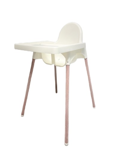 Стульчик IKEA ANTILOP Pink Glitter + ПОДНОС