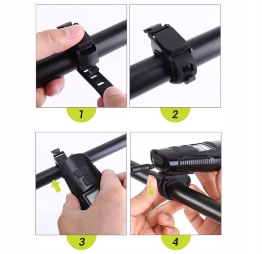 DexXer Bicycle Lights Велосипедный фонарь 1500 мАч 300 лм Аккумулятор