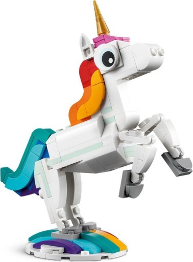 LEGO CREATOR BLOCKS 31140 ВОЛШЕБНЫЙ ЕДИНОРОГ МОРСКОЙ КОНЬОК ПАВЛИН 3В1 + СУМКА