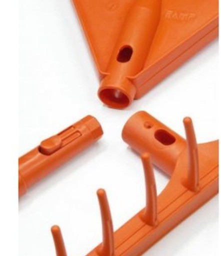 RAMP GRABIE RG6-P S DO LIŚCI TRAWY SYSTEM CLICK