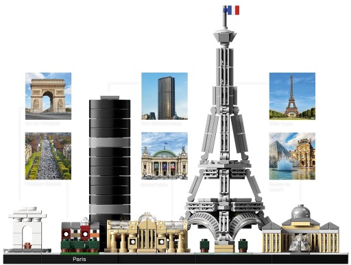 LEGO Архитектура Париж 21044