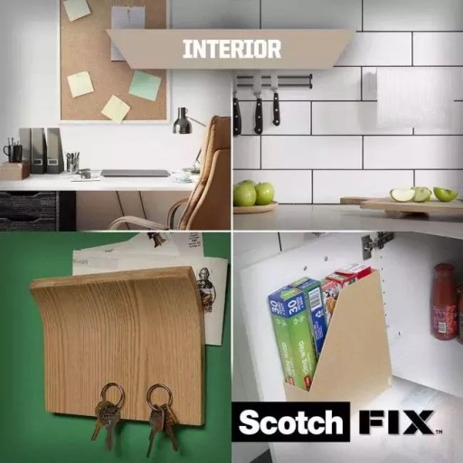 Лента 3M Scotch для внутреннего монтажа, двусторонняя внутренняя