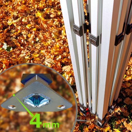 Садовая беседка 3x3 Super Aluminium складная