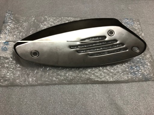 Vespa GTS osłona tłumika wydechu chrom NOTTE NOWA