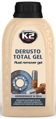 ГЕЛЬ ДЛЯ УДАЛЕНИЯ Ржавчины K2 DERUSTO УДАЛЯЕТ Ржавчину 250мл