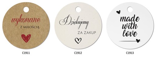 EKO etykiety zawieszki metki cenowe DANE FIRMY