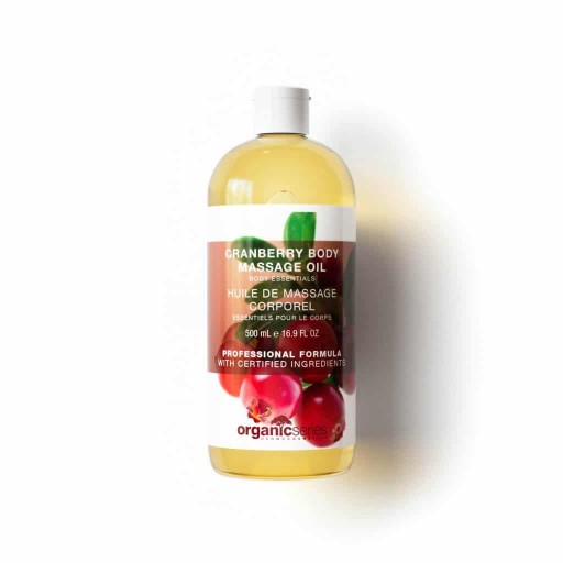 Organic Olejek do masażu ciała żurawina 500 ml