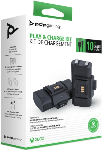 PDP Play and Charge kit do XBOX SERIES X i S i One Akumulatory