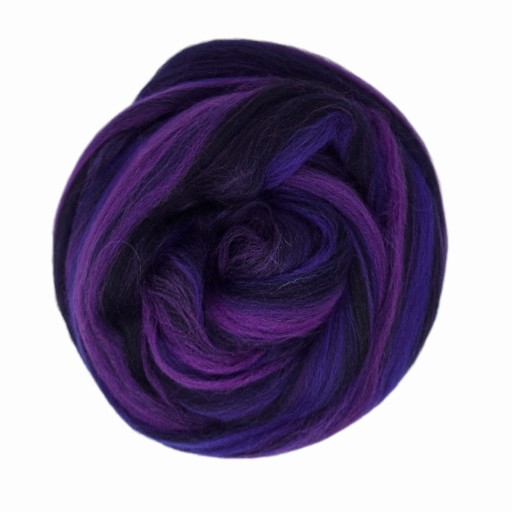 Wełna czesankowa do filcowania / makramy czesanka 50g INDIGO STYLE-LIMITED