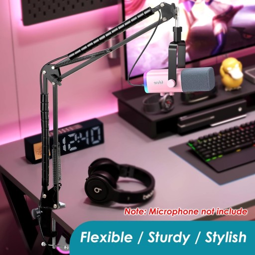 YOUSHARES Razer Seiren X Boom Arm z filtrem pop NB35S5