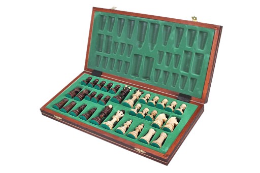 ЮНЫЕ ШАХМАТЫ С ДЕКОРАТИВНЫМ ОБЖИГОМ 42x21 см