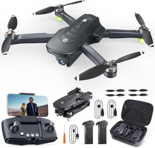 БЕСЩЕТОЧНЫЙ Дрон HOLY STONE HS175D С HD-КАМЕРОЙ 4K, GPS, полет 46 минут, 5 ГГц