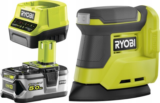 RYOBI КАЧЕСТВЕННАЯ ШЛИФОВАЛЬНАЯ МАШИНА DELTA RPS18 18 В +5 Ач
