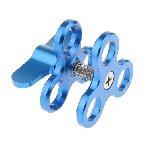 1-дюймовый подводный шаровой зажим с 3 отверстиями Easy Blue