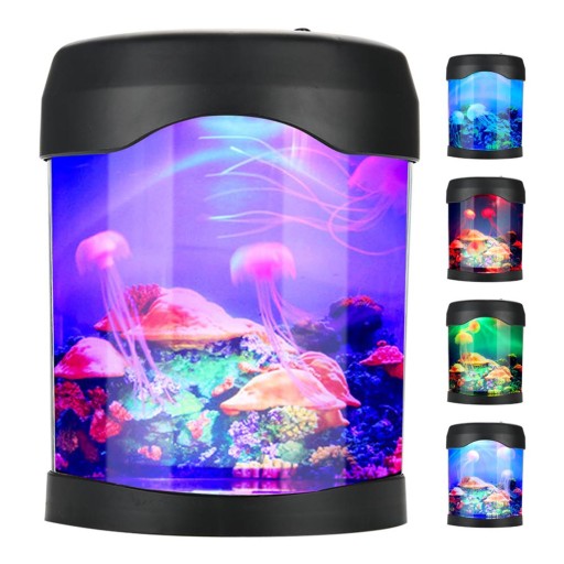 АКВАРИУМ СВЕТИЛЬНИК ДЕТСКИЙ ДЛЯ РЫБНОЙ КОМНАТЫ 3D LED
