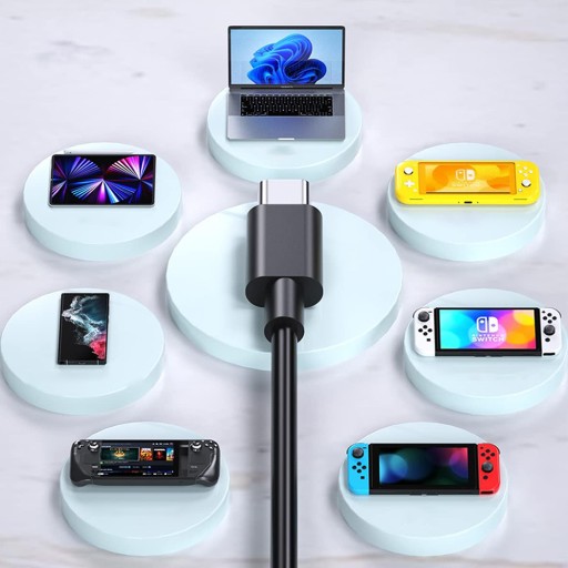 Быстрое зарядное устройство для игровой консоли Switch OLED/Lite 5 В/15 В, 2,6 А, 45 Вт, USB-C