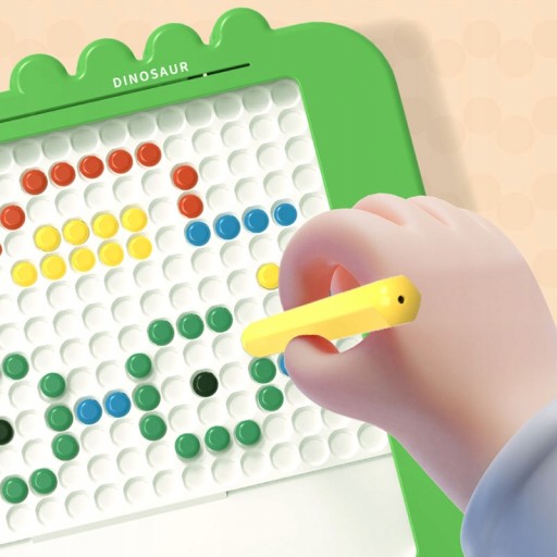 МАГНИТНАЯ ДОСКА ДЛЯ ДЕТЕЙ МОТЕССОРИ MAGPAD МОЗАИКА ШАБЛОНЫ