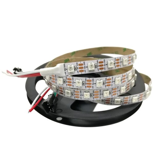 WS2812B Адресная светодиодная лента ARGB, белая, 60LED/м