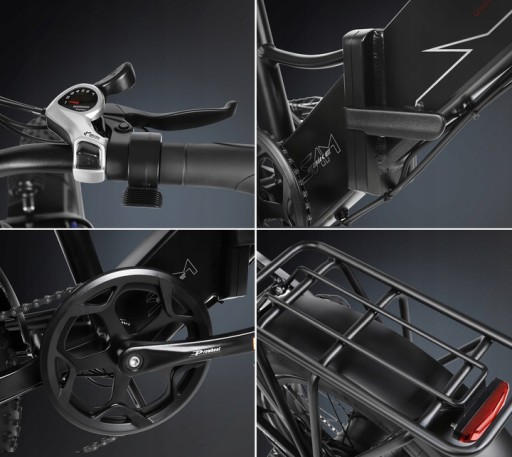 Składany Rower Elektryczny 750W 48V 13Ah 40 KM/H 20