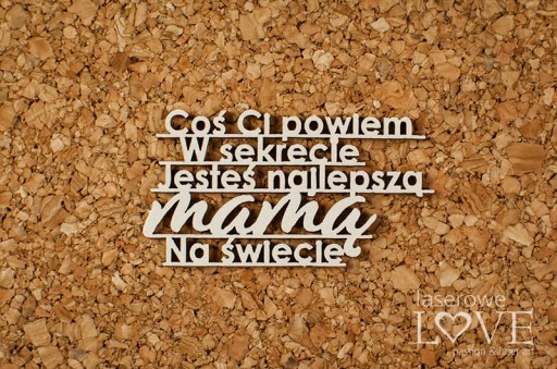 Tekturka - Najlepsza Mama -Sweet Baby