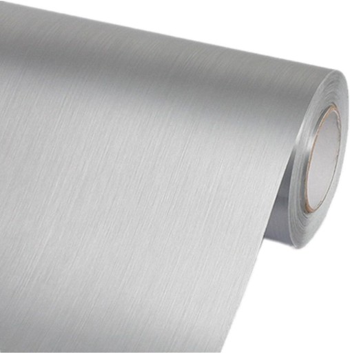 ФОЛЬГОВЫЙ ШПОН ДЛЯ ХОЛОДИЛЬНИКА INOX 500х60см