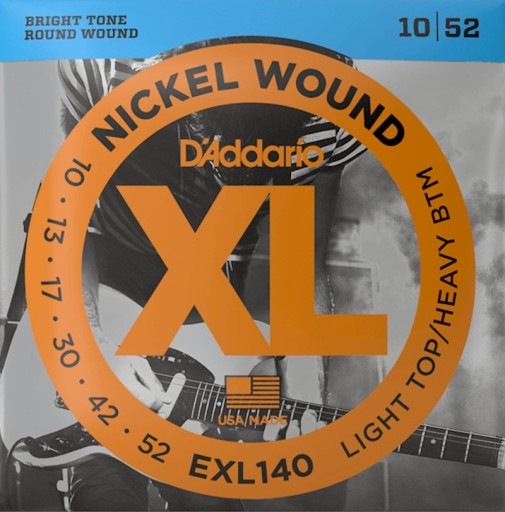 Струны D'Addario EXL140 для электрогитары.