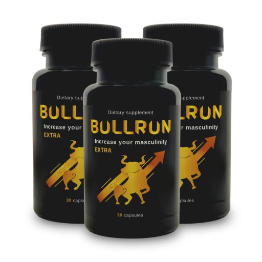 BULLRUN 30 капсул для сексуальной активности SHS