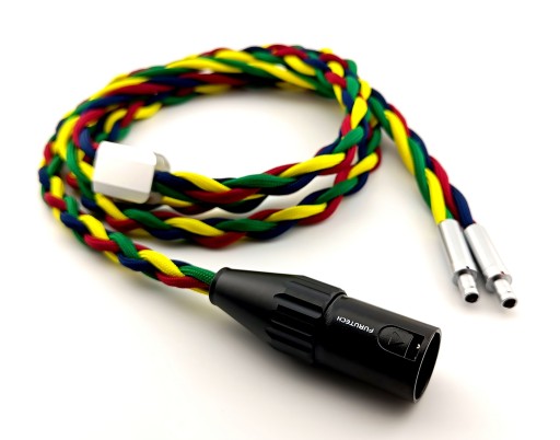 Ręcznie wykonany zbalansowany kabel do SENNHEISER HD800 warianty XLR 4 PIN