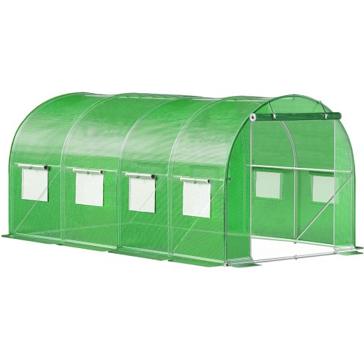 ЗАМЕНА ПЛЕНОЧНОГО ПОКРЫТИЯ ДЛЯ САДОВОГО ТУННЕЛЯ ТЕПЛИЦЫ 4x2,5x2m 10m² UV FOIL
