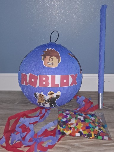 БОЛЬШАЯ ПИНАТА 88 см ПАЛКА ROBLOX PINATA + БЕСПЛАТНЫЕ ПОДАРКИ