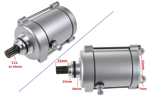 СТАРТЕР QUAD ATV 4T 200 250 11 ЗУБ LONCIN