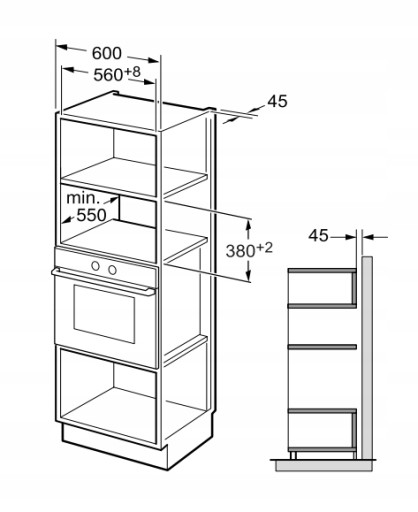Комплект AMICA ED37214B+AMMB20E2SGB+PGCD6111AOB