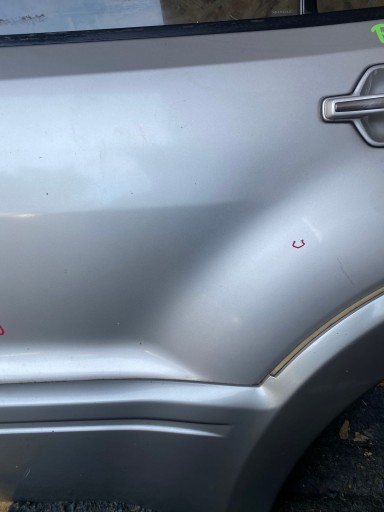 DRZWI LEWY TYŁ TYLNE MITSUBISHI PAJERO III 5D SZYBY